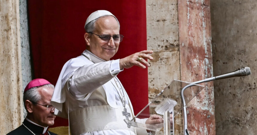 video papa leon al xiv lea apel pentru liderii lumii in prima sa rugaciune de duminica la vatican gata cu razboiul 68208efed04bb