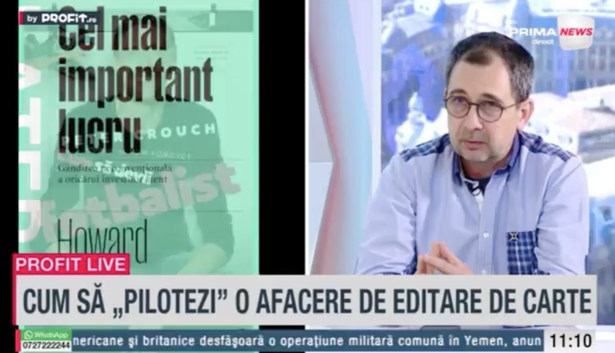 video profit ro tv bogdan ungureanu fondator al editurii pilot books firul rosu este dat de numele autorului nu exista reteta poti sa ai surpriza ca de la inceput sa fie un titlu de succes 6826c221e81f6