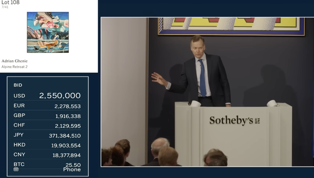 videofoto un tablou de adrian ghenie alegorie a proliferarii extremismului vandut la new york cu peste 3 milioane de dolari cea mai tulburatoare pictura 6829812b882bf