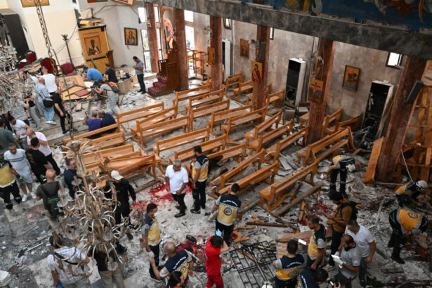 atentat sinucigas la o biserica din siria cel putin 20 de morti 6858739a131fe