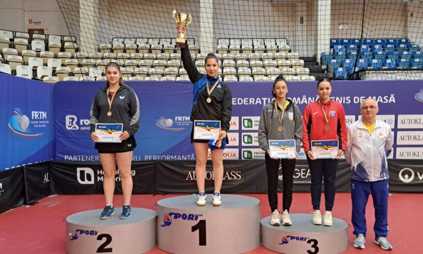 bianca mei rosu a cucerit patru medalii de aur la nationalele de tenis de masa u19 6840962679766