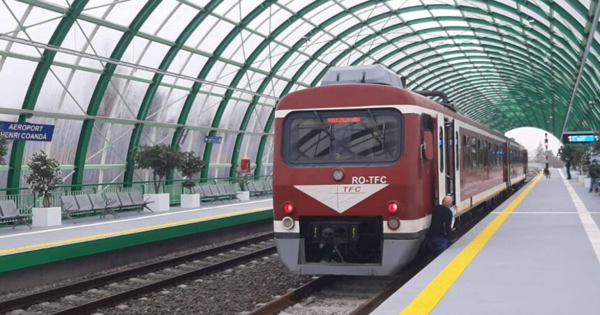 degajari de fum la automotorul unui tren care circula catre aeroportul henri coanda circulatia a 3 trenuri de calatori a fost afectata 68594ab247269