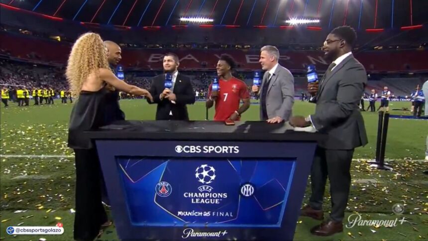 galerie foto khabib nurmagomedov si a facut aparitia la marginea terenului la finala ucl ce s a intamplat cand kate scott i a intins mana 683c25b865bd3