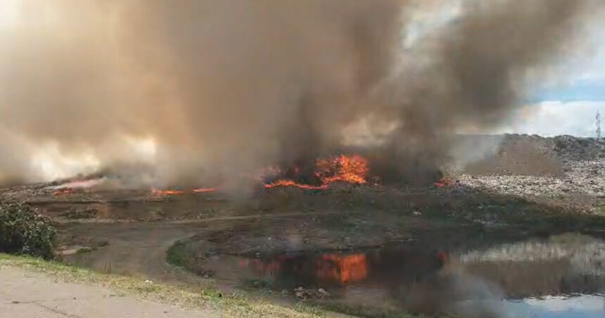 incendiu violent la groapa de gunoi de langa galati caz identic si in anul 2024 684ebe9566a4f
