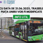 mai multe trasee ale stb se modifica incepand de sambata in zona piata unirii in capitala 685641bc23c96
