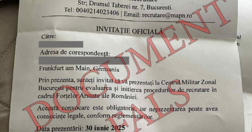 mapn romanii din diaspora nu sunt chemati la centre de recrutare acest document este fals 6841aeb9810da
