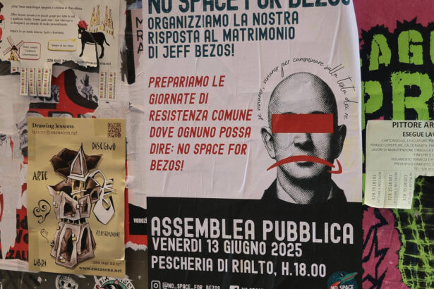 no space for bezos nunta lui jeff bezos in venetia enerveaza localnicii si declanseaza proteste orasul este epuizat 684d895a07211