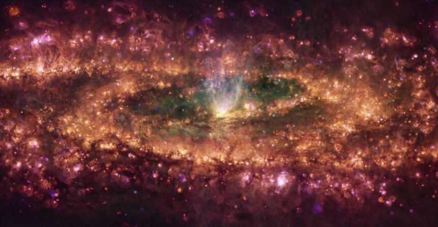 o galaxie in mii de culori dezvaluita de astronomii de la observatorul european de sud 685509e28ac0a