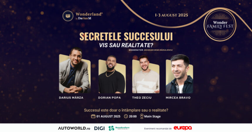 secretele succesului vis sau realitate wonder family fest aduce in prima zi pe scena principala patru voci sinonime cu succesul 685e5176e5f15