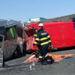 trafic blocat pe autostrada a1 dupa un accident in lant cu trei vehicule doua persoane au fost ranite 68568f282fd85