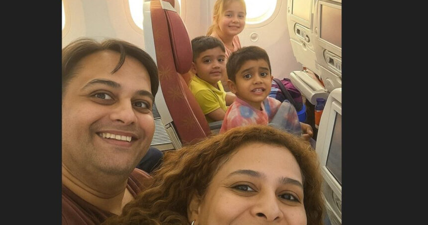 ultimul selfie al unei familii cu 3 copii facut chiar inainte de prabusirea avionului din india planuiau sa se stabileasca in londra 684c17928d7be