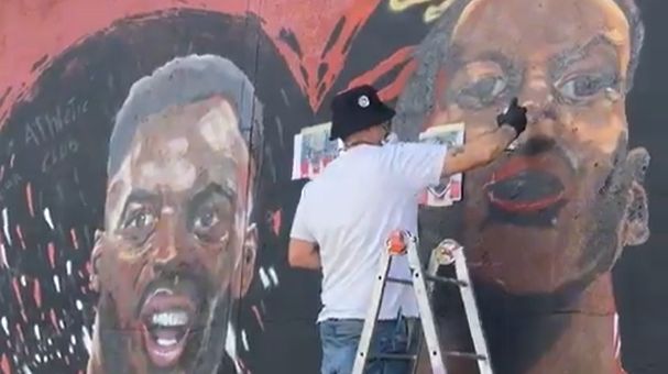 video au pus nedreptatea la zid bascii au refacut pictura murala cu nico williams dupa actul de vandalism 68621b1b1238f
