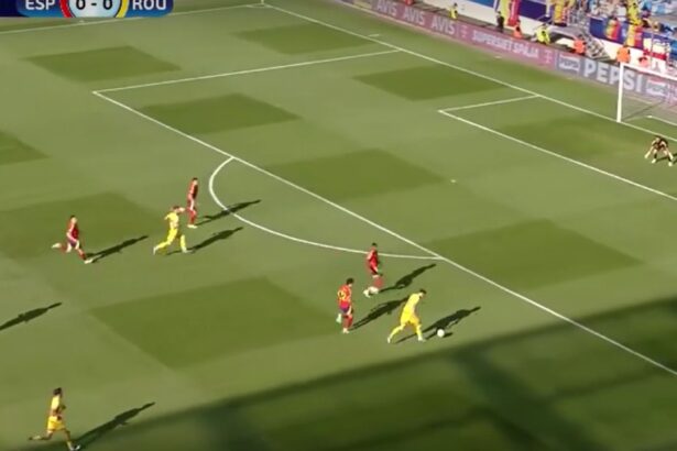 video exclusiv golazo a la louis munteanu romania a deschis scorul cu spania cu o reusita incredibila 684da12525473