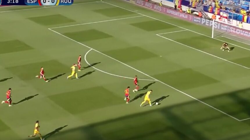 video exclusiv golazo a la louis munteanu romania a deschis scorul cu spania cu o reusita incredibila 684da12525473