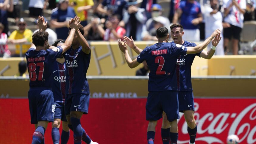 video exclusiv psg o masinarie de fotbal si la 34 de grade la cate goluri marcate in 2025 a ajuns trupa lui luis enrique dupa 5 0 cu inter si 4 0 cu atletico 684fc90fb5e9c