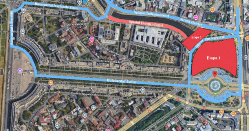 video incep lucrarile de la planseul unirii zona in care circulatia va fi restrictionata in urmatoarele 6 luni incepand de marti 684458f8edb3a