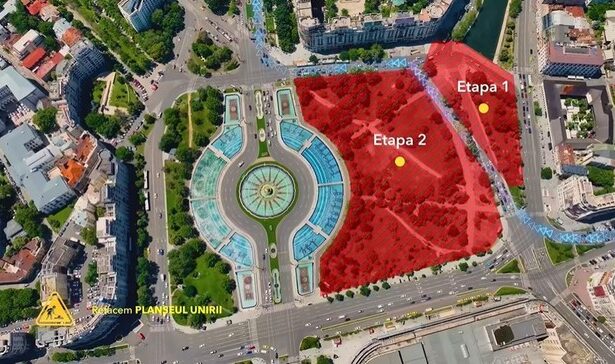 video incepe santierul pentru refacerea planseului unirii in ce zone nu se poate circula si care sunt rutele alternative 6847d02c720c8