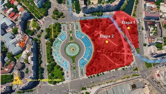 video incepe santierul pentru refacerea planseului unirii in ce zone nu se poate circula si care sunt rutele alternative 6847d02c720c8