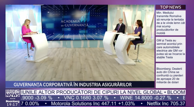 video profit news tv academia de guvernanta alexandru ciuncan unsar solvency ii a venit si a schimbat regulile jocului a trecut la o abordare bazata pe riscuri adriana lobda envisia g 683fd21d6fc0e