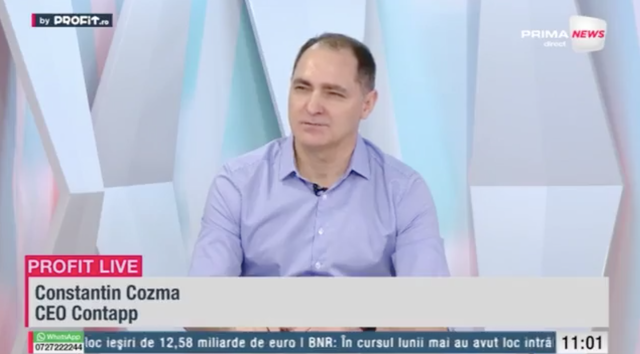 video profit ro tv constantin cozma ceo contapp sunt riscuri mari sa creasca tva sper sa nu se umble si la contributiile sociale o sa vedem prin iulie august daca avem crestere economica s 684a5a815cdbc