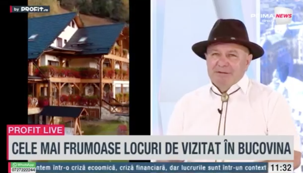 video profit ro tv ion baciu fondator casa baciu bucovina in romania la ora actuala se creste foarte bine daca muncesti putem concura cu orice tara din lume in turism cu ce avem in bucovina 68517eb00b312