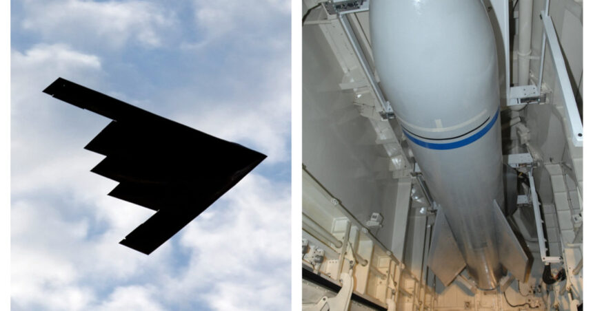 videofoto cum au efectuat sua operatiunea militara din iran 12 bombe anti buncar si 30 de rachete de croaziera lansate de pe submarine 6857ced80cd59