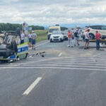accident grav cu trei masini in timis autospeciala de politie rasturnata un agent a ramas incarcerat intervine un elicopter smurd 688779e90e961