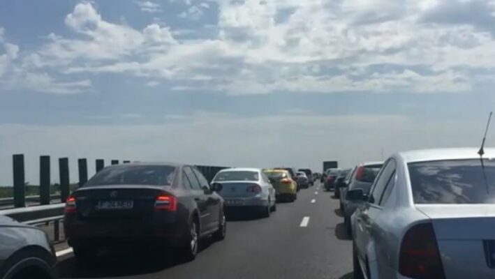 circulatia rutiera pe autostrada soarelui oprita in apropiere de medgidia 6879358d95fde