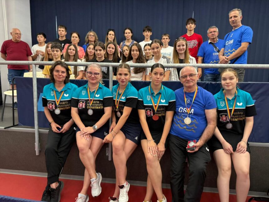 fetele de la csm constanta sunt vicecampioanele romaniei la tenis de masa 6863f6767567f