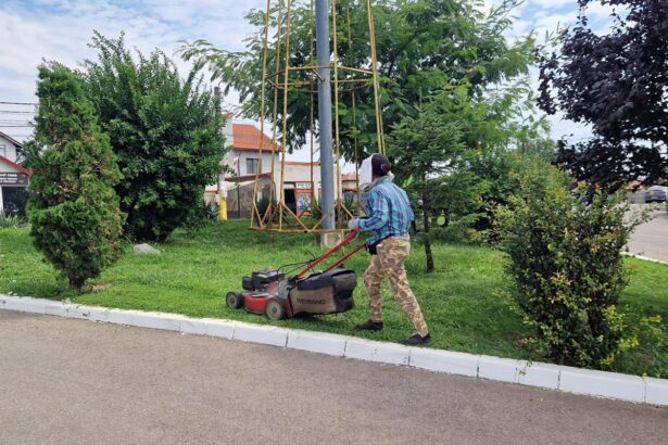 foto echipele de la gospodarire comunala valu lui traian srl continua lucrarile de intretinere si imbunatatire a infrastructurii locale 68810ab9a9923