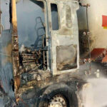foto incendiu la o autocisterna incarcata cu gpl pe autostrada a7 traficul a fost blocat 6883b67c70eff