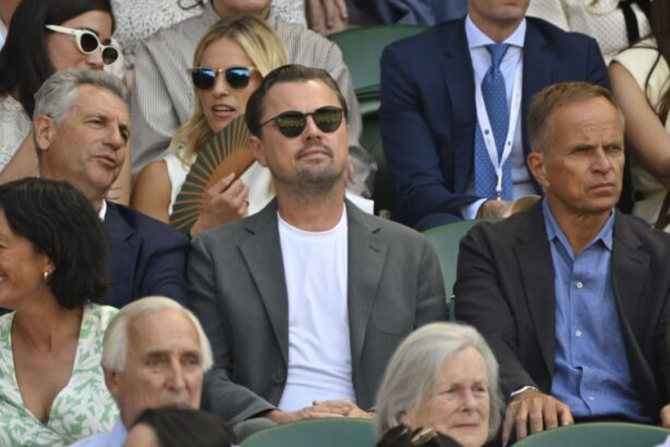 galerie foto la wimbledon vedetele vin devreme dicaprio si inca doi actori de oscar s au intalnit la semifinala fritz alcaraz 687124a63e66e