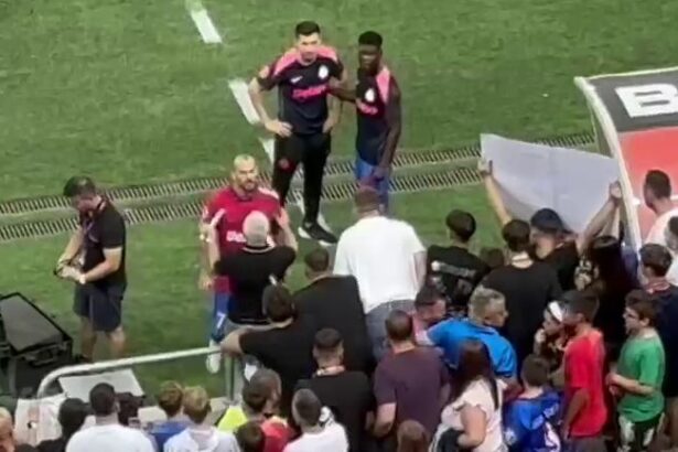 galerie foto nervi dupa eliminare denis alibec a sarit la bataie cu un suporter dupa fcsb shkendija 1 2 688a81e2ba3c7