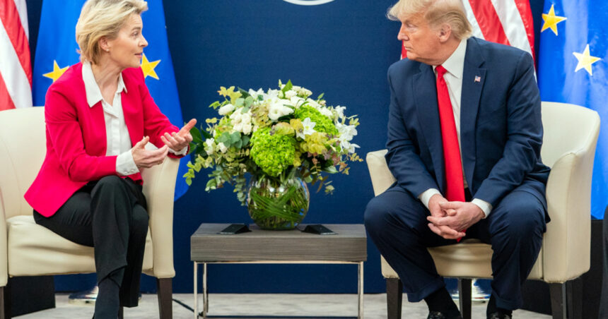 ursula von der leyen a anuntat ca se va intalni cu donald trump duminica in scotia 6883c078ddaf9