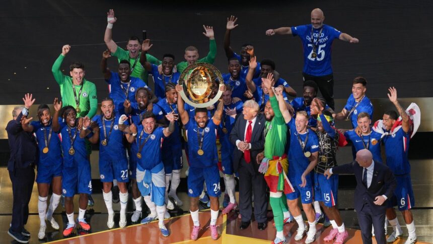video exclusiv reactiile wtf ale jucatorilor lui chelsea dupa prezenta lui donald trump la premierea fifa club world cup 2025 687512135d356