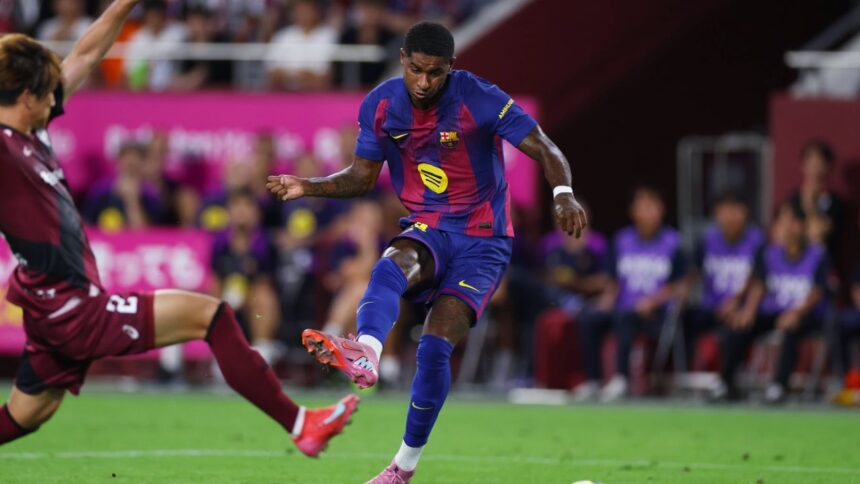 video marcus rashford face deja senzatie in tricoul barcelonei ce a reusit in primul meci 688631f95fab1