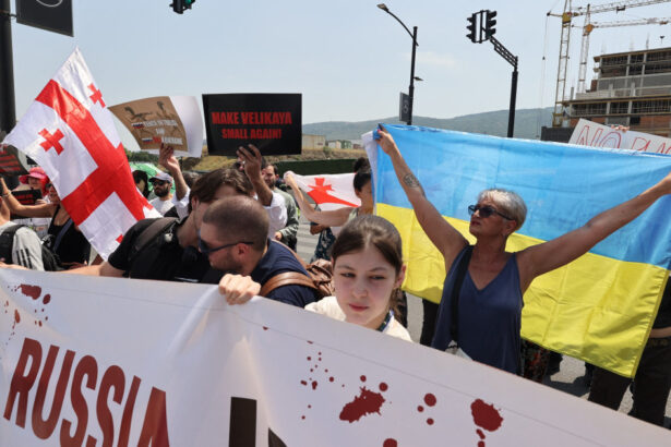 video steagul rusiei ars in georgia porcilor nu sunteti bineveniti aici astazi sunt artificii maine vor fi rachete grad 68865633c7ab7