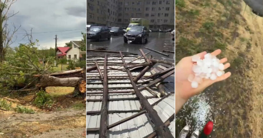 videofoto furtuni violente in jumatate de tara pompierii au intervenit in localitati din 19 judete case si masini distruse de vantul puternic 686e18d8a218f
