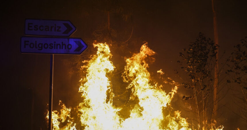 videofoto portugalia in stare de alerta din cauza celor 17 incendii de padure majore care afecteaza tara mai multi raniti inclusiv pompieri 6889b3a264bf0