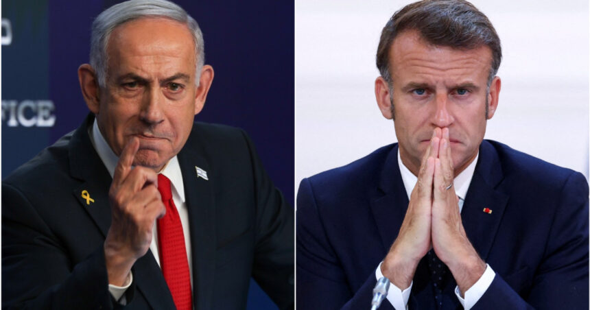 benjamin netanyahu il acuza pe emmanuel macron ca alimenteaza focul antisemit si ii da un ultimatum 68a4b2ff4cca1