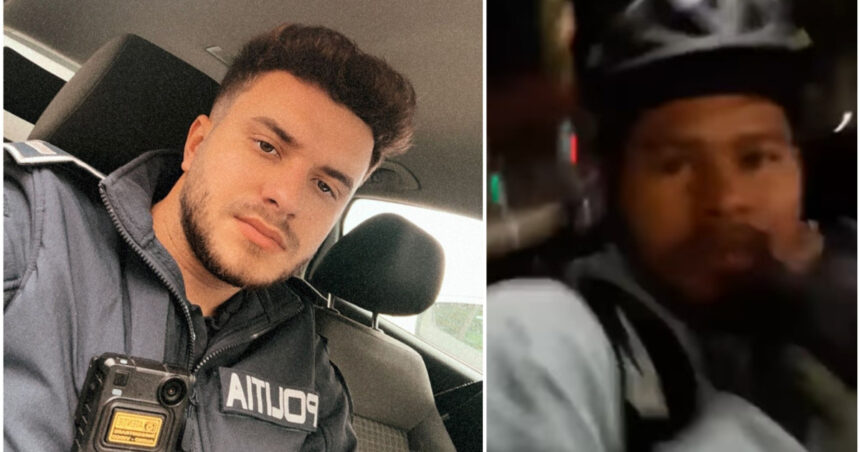 eu sunt politia marian godina si a prezentat colegul care a aparat un livrator strain reactii virale pe internet 68b003e68d9d2