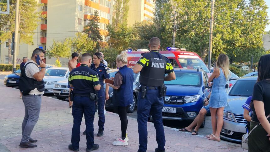 fotovideo trei barbati injunghiati intr un bar din tomis nord agresorul prins pe o strada din municipiu 68b35e67ed69c