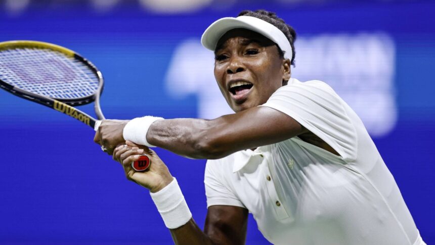 galerie foto la 45 de ani venus williams a castigat un meci la us open 2025 cati ani au trecut de la precedenta victorie in proba de dublu 68b1be06bb9f2