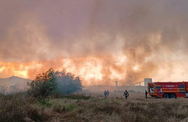 incendiu de vegetatie uscata intre murighiol si mahmudia 68a9a52c1a7fd