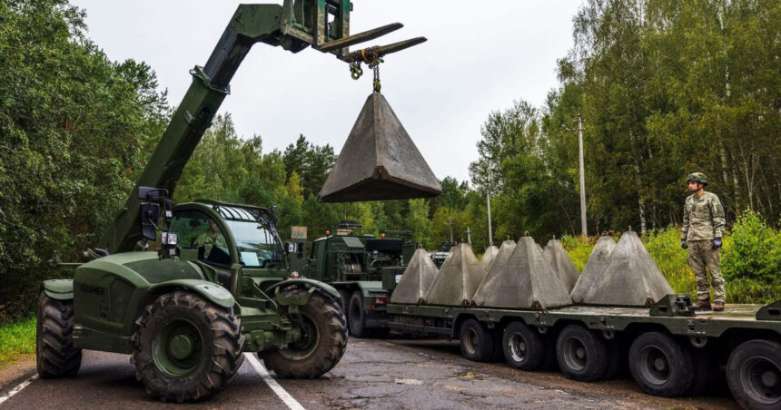 lituania baricadeaza granita cu belarus si exclava rusa kaliningrad cu obstacole antitanc dinti de dragon 68b3446e1618f