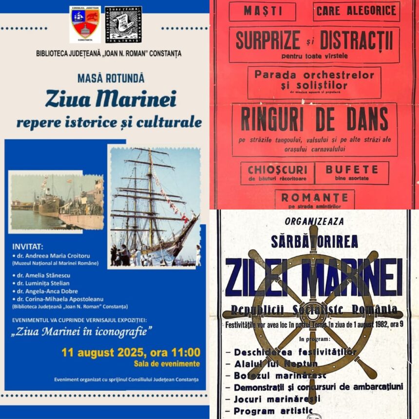 masa rotunda ziua marinei repere istorice si culturale si expozitia ziua marinei in iconografie la biblioteca judeteana constanta 6895489fc9b44