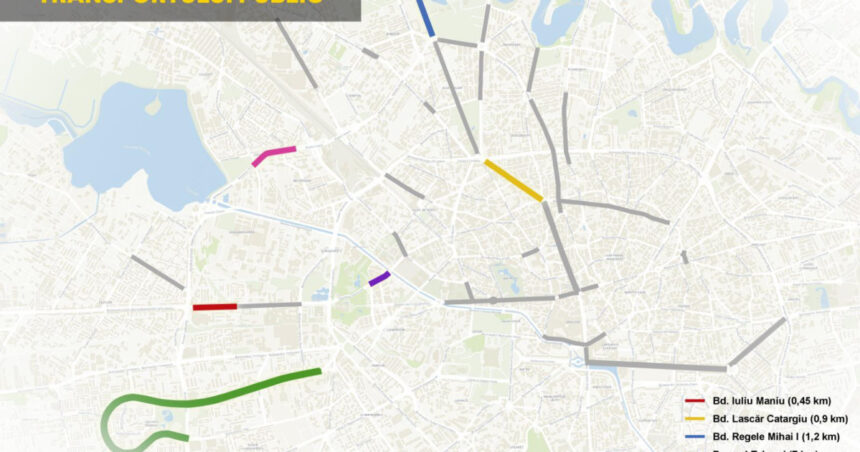 reteaua de benzi unice pentru transportul public in bucuresti se prelungeste cu inca 1055 km traseele pe care vor fi amenajate 689c0f0f5343d