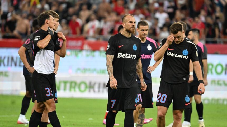 UEFA sancționează sever comportamentul fanilor! FCSB, penalizată după confruntarea cu Shkendija. Alertă înainte de meciurile cu Drita. 1 uefa taxeaza scump gesturile fanilor fcsb amendata dupa meciul cu shkendija alerta inainte de dubla cu drita 6890f63ea9eee