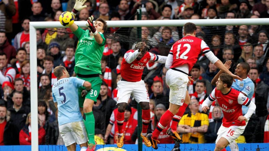 video exclusiv parada senzationala a lui costel pantilimon in premier league voyo romanul a jucat in man city arsenal 6 3 68aaa484505b6