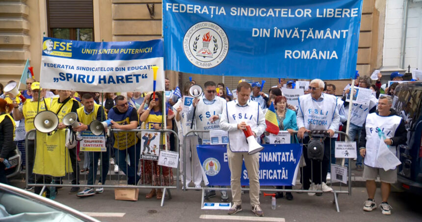 video inceputul de an scolar sub semnul intrebarii profesorii protesteaza in fata ministerului educatiei care sunt nemultumirile lor 68ac24d410326